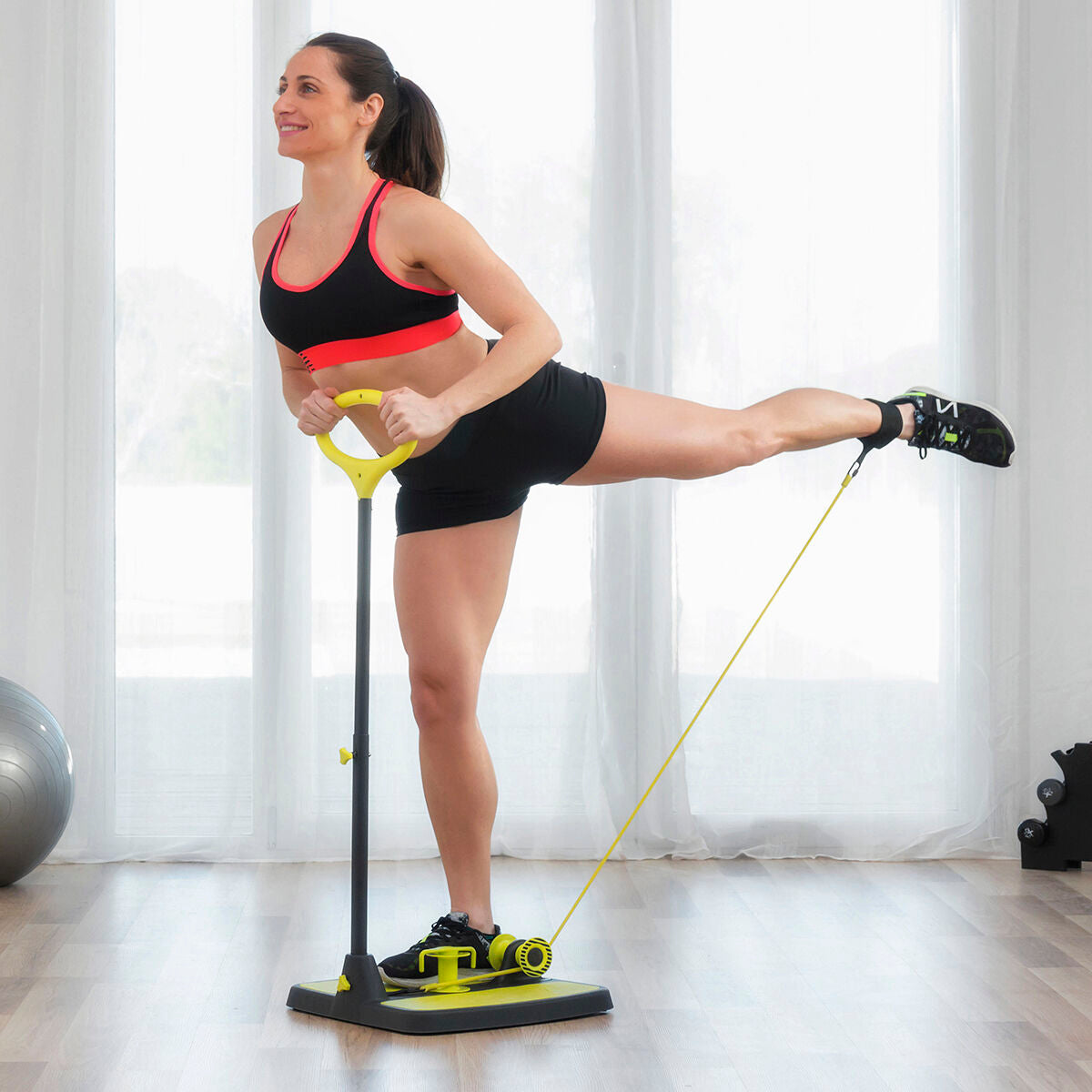 Plataforma de Fitness para Glúteos y Piernas con Guía de Ejercicios
